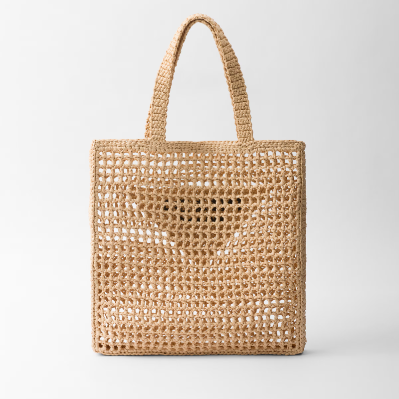 PRADA CROCHET TOTE BAG