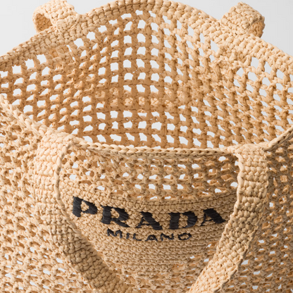 PRADA CROCHET TOTE BAG